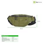 Klip Xtreme KFP-550 Riñonera, Nylon Resistente, Repelente al Agua, Cremalleras Impermeables - AN121KLX81 - Imagen 5