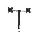 Klip Xtreme KMM-510 Soporte de Escritorio para Dos Monitores de 13″ a 32″ con Puertos USB-C, USB-A y Salida CA - AC121KLX83