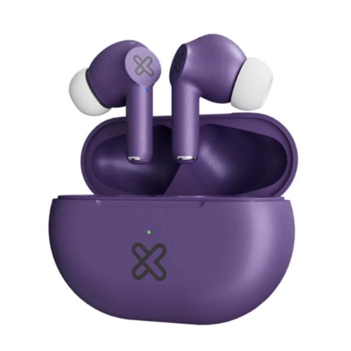KTE-015PR Klip Xtreme Buds-Fi Audífonos Bluetooth Hasta 17 Horas de Autonomí, Morado - MM112KLX05 - Imagen 1