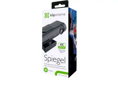 Klip Xtreme Spiegel Webcam PTZ 4K impulsada por IA con seguimiento automático y control por gestos - MM108KLX04 - Imagen 4