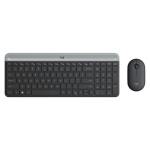 Logitech MK470 Combo de Teclado y Mouse Inalámbrico Slim, Español - Grafito - ID232LOG44