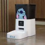 Dispensador Inteligente de Alimento para Mascotas Wi-Fi de 4L, Control por App, Edición Stitch - Blanco - Imagen 2