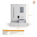 Dispensador Automático de Agua y Comida para Mascotas, Control por Voz, Cámara 2K, Programación de Porciones y Horarios - Blanco - Imagen 2