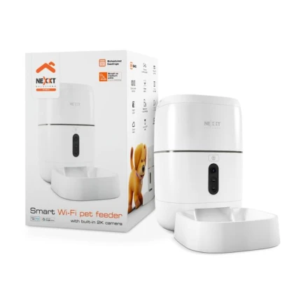 Nexxt NHA-P610 Dispensador Inteligente de Alimentos para Mascotas Wi-Fi con Cámara 2K - MM107NXT24
