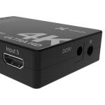 Xtech Switch HDMI de 5 Puertos, 4K UHD, Control Remoto, Plug and Play, 5 Entradas y 1 Salida - AB005XTK33 - Imagen 2