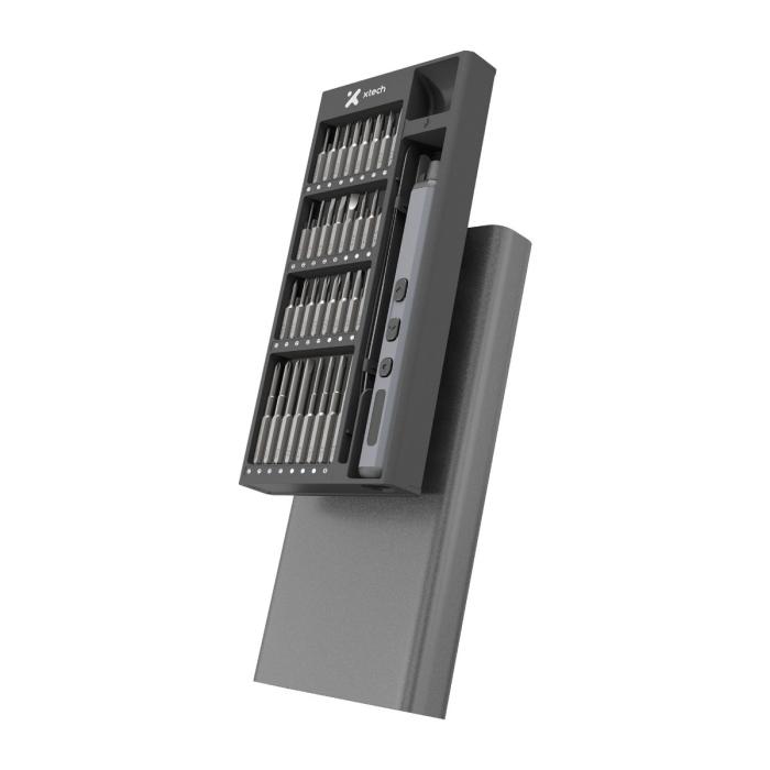 XTA-821-1 Xtech Kit Destornillador Eléctrico de Precisión 68 en 1, Portapuntas Magnético, Recargable USB-C, Acero S2 - AC010XTK34 - Imagen 1