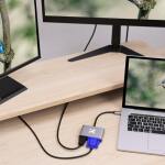 Xtech Adaptador Multipuerto USB-C a HDMI y VGA, 4K 30Hz, Full HD 1080p, Plug and Play, Aluminio - AB005XTK31 - Imagen 9