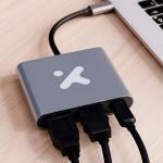 Xtech Adaptador USB-C 3 en 1 XTC-566 con HDMI 4K, USB 3.0 y Carga PD 60W - AB005XTK35 - Imagen 4