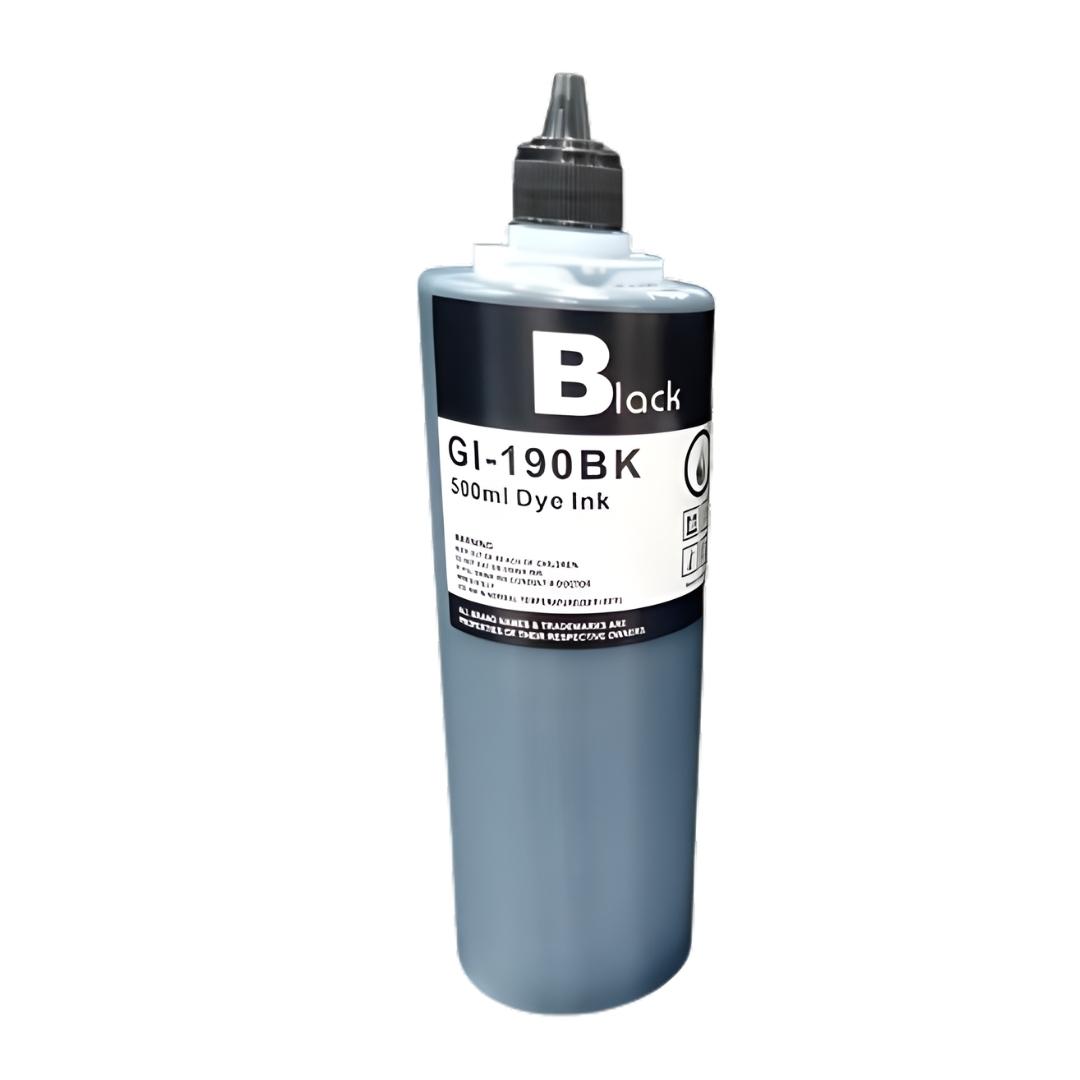 170258 Tinta negra GI-190 Premium MEDIO LITRO 500Ml - Imagen 1