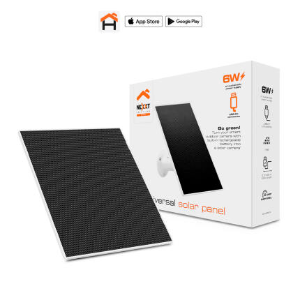 Panel solar de 6W para cámaras inteligentes para exteriores alimentadas por batería NHC-SP61W