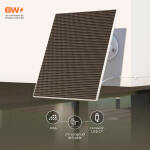 Panel solar de 6W para cámaras inteligentes para exteriores alimentadas por batería NHC-SP61W - Imagen 2
