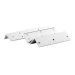 Hikvision Soporte LZ Hikvision DS-K4H255-LZ para Cerradura Magnética 600Lbs – Kit de Montaje en L y Z para Control de Acceso - DS-K4H255-LZ