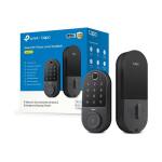 Tp-Link Tapo Cerrojo Inteligente por Wi-Fi para Puertas con Reconocimiento de Huella Dactilar y Pantalla Táctil - Negro