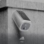 Nexxt Cámara de Seguridad WiFi Exterior 2K 4MP con Panel Solar, Visión Nocturna a Color, Detección Humana y Sirena 90dB IP65 - Imagen 4