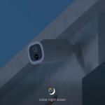 Nexxt Cámara de Seguridad WiFi Exterior 2K 4MP con Panel Solar, Visión Nocturna a Color, Detección Humana y Sirena 90dB IP65 - Imagen 2