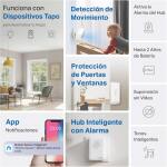 Tp-Link Kit de Sensores Inteligentes Sensor de Contactos, Sensor de Movimiento y Hub inteligente - Blanco, 4 Piezas - Imagen 5