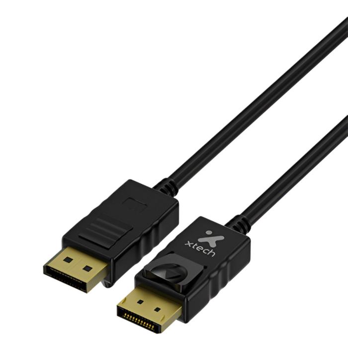 XTC-379-1 Xtech XTC-379 Cable DisplayPort Macho a Macho 1.8m DP 1.2 4K 60Hz - AB005XTK39 - Imagen 1