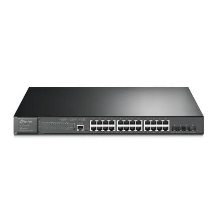 TP-Link SG3428XMP JetStream Switch Administrable L2+ de 24 Puertos Gigabit PoE+ y 4 Puertos 10GE SFP+, 384W - NW006TPL12