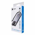 Xtech XTC-572 Adaptador Multipuerto USB-C 5 en 1 con HDMI 4K, Ethernet Gigabit, 2x USB 3.0 y Power Delivery 100W – Hub USB-C de Aluminio Plug & Play para Laptop y Móvil - AB005XTK34 - Imagen 9