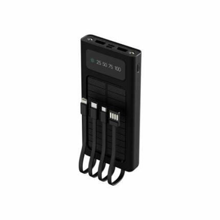 Xtech XPB-100 Solar Powerbank Universal 10000 mAh USB-C y bidireccional, Micro-USB, Lightning, USB-A - AC004XTK73